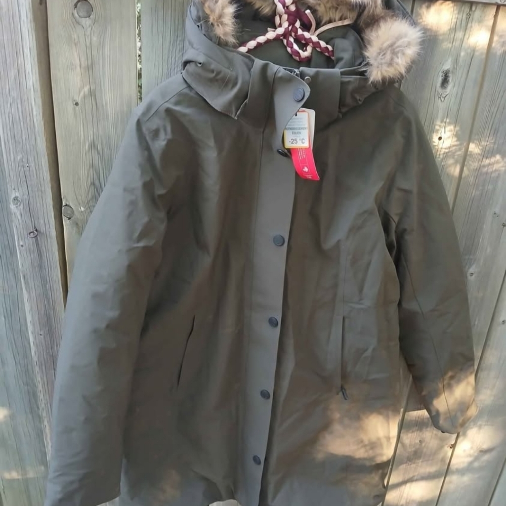Winter Jacket Wind River Olive Green